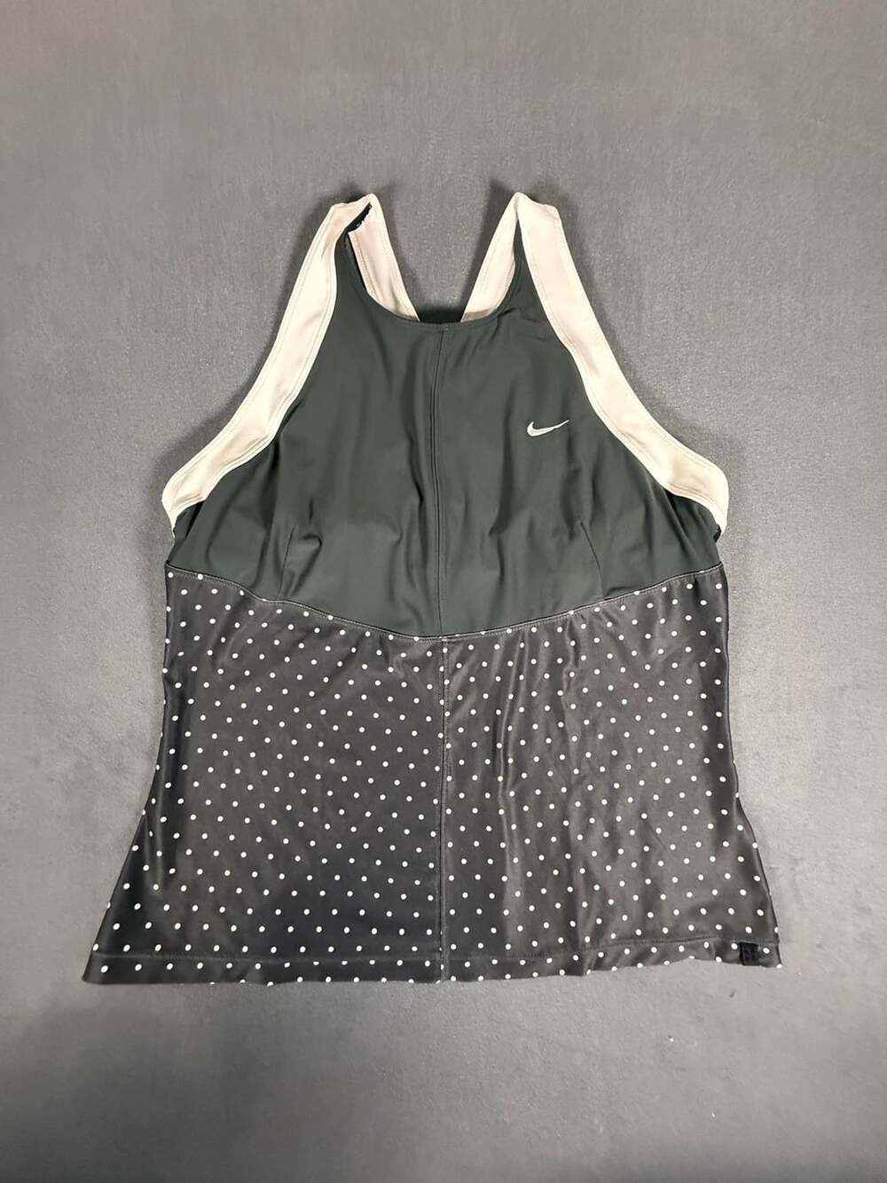 Nike Dri-FIT Polka Dot V-Back Active Tank Top Large